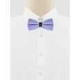thumbnail image 2 of INSPIRE CHIC Men's Formal Solid Pre-Tied Bow Ties Bowties Adjustable Strap, 2 of 5