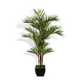 thumbnail image 1 of Vintage Home Artificial Faux Plastic 96" Tall Red Palm Tree Faux In Container, 1 of 1