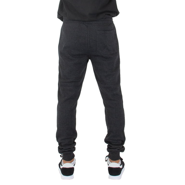 Shaka Wear Mens Slim Fit Medium Heavy Cotton Fleece Joggers Full Length  Sweatpants S~5XL