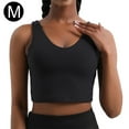 thumbnail image 4 of Minnieouse Camisola de yoga para mujer Vestido de fitness femenino Estilo simple Chalecos para niñas Sujetador sin mangas Chaleco Top Camisas Type2 NO2, 4 of 6