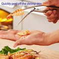 thumbnail image 2 of 2 Pcs Shrimp Peelers, Professional Stainless Steel Shrimp/mantis Shrimp Peeling, Curved Shrimp Peeler, 2 of 5
