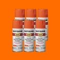 thumbnail image 3 of (2 pack) Orange, Rust-Oleum Stops Rust Gloss Protective Enamel Spray Paint, 12 oz, 6 Pack, 3 of 14