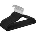 thumbnail image 1 of Velvet Hangers Clothes Hangers with Shoulder Notches Pants Bar Ink UCRFB, 1 of 7