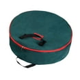 thumbnail image 4 of veasfak Sac de Rangement pour Couronne de Noël Grande Capacité Poignées de Transport Robustes Sac pour Guirlande Vert 60x16 cm, 4 of 9