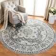 thumbnail image 2 of SAFAVIEH Isabella Tamzen Floral Bordered Area Rug, Grey/Light Grey, 8' x 10', 2 of 10