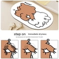 thumbnail image 3 of Cartoon Cute Diatomite Floor Mats Bathroom Water-Absorbent Mats Restroom Quick-Drying Non-Slip Floor Mats Toilet Bathroom Mats Diatomite Bathroom Mat-Lamb 60Cm * 90Cm [2.5Mm Diatom Ooze]], 3 of 12