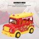 thumbnail image 4 of 1:32 Children Alloy Dining Car Model Kid Pull Back Car Toy Decoration with Light Music(Red ), 4 of 4
