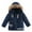 Z7181 Navy, variant on Toddler Boy Coats Jacket Children Hooded Fashion Kids Warm Outerwear for Boys Fall Winter Clothes Size 3-4T,Black