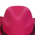 thumbnail image 6 of Boys Girls Bucket Hat 3-18 Years Childrens Hat With Upturned Brim Cowboy Hat Head Accessory Solid Color Top Hat Wide Brimmed Hat Summer Cap, 6 of 7