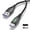 0.3m-Black, variant on 5A USB Led Light Cable USB to MicroUSB Fast Charging Data Cord Nylon Braided Charging Cable Charging Line