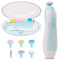 thumbnail image 1 of Lima eléctrica para u?as de bebé, 6 en 1, cortaú?as seguro para bebés, Kit de manicura, cortaú?as para bebés con luz, cuidado de pulido de u?as para bebés LingWen 8390606992093, 1 of 1