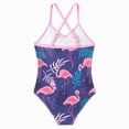 thumbnail image 7 of HCNTES Period Swimwear - One Piece Bathing Suit Menstrual Leakproof Swimsuit for Teen Girls(Pink,7-8 Years), 7 of 7