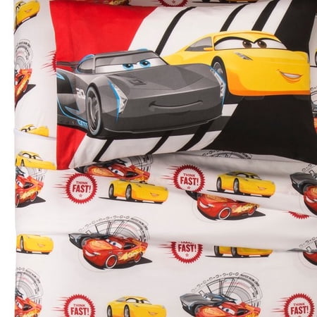 UPC 032281277635 product image for DISNEY PIXAR CARS LIGHTNING MCQUEEN TWIN SHEET SET | upcitemdb.com