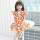 thumbnail image 5 of Girl Dresses100% Cotton Children's Clothing Summer Kids Clothes Girls Party Princess Fashion Outfit Flower Pattern Beach Dresses, 5 of 6