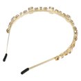 thumbnail image 7 of Unique Bargains Fashion Rhinestone Thin Head Bands Champagne, 7 of 7