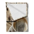 thumbnail image 2 of Brown Soft Flannel Fleece Blanket, Coffee Themed Collage Close up Mugs Beans on Wooden Table Aromatic Roasted Espresso Drink, Cozy Plush for Indoor and Outdoor Use, 70" x 90", Brown, by Ambesonne, 2 of 5