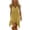 Womens dresses flowy dressy-Yellow, variant on Guieoi Summer Dresses for Women under $10 Plus Size Solid-Color Casual Washed Wrinkle Button-Down Hem Asymmetrical Ruffled Sleeveless Dress Gray XL