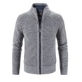 thumbnail image 5 of Suéter de punto grueso de felpa para hombre, abrigo tipo cárdigan, otoño e invierno, 5 of 5