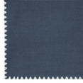 thumbnail image 2 of PowerSellerUSA Stitch Embroidery Borders Window Kitchen Valance, 58W x 14L inches Curtains Valance with Rod Pocket Holding, Polyester Material Short Window Curtain Valance for Kitchen Decor, Blue, 2 of 2
