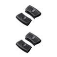 thumbnail image 4 of Yuarrent 2 piezas de funda de soporte para mango de olla, funda de aislamiento seguro, Clip de silicona grueso antideslizante para Negro sin agujero 2piezas, 4 of 6