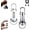 Silver+White, variant on Orvyla Key Chain Torch, 1200lm Super Bright Mini Keychain Flashlight Waterproof, Portable & Rechargeable Bright Keychain Flashlight on Keychains and Clothing as a Key Chain