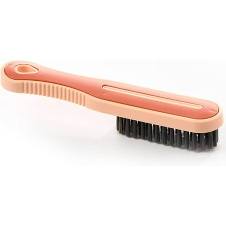 

WYJ Stain Removal Plastic Laundry Brush Household Cleaning Brush Soft Bristle Cleaning Brush Does Not Hurt Shoes and Clothes Non-invasive Clothes Cleaning Small Brush (Pink 2pcs)-0614