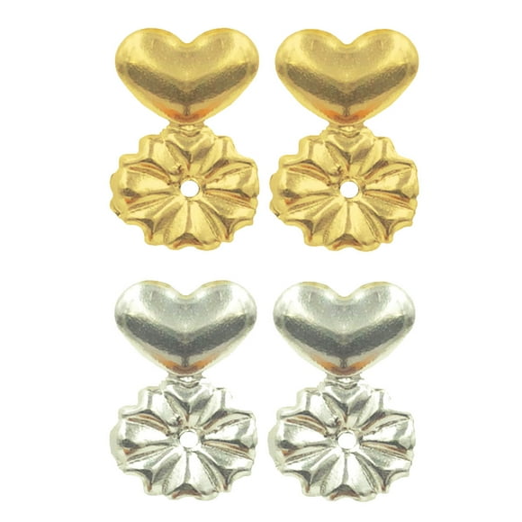 Levantadores de pendientes Toqueen 2 pares de elevadores de aretes hipoalergénicos ajustables SP002