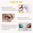 thumbnail image 4 of Mango pequeño y portátil de acero inoxidable, ayuda para el estilo de pestañas, juego de herramientas de belleza para todas las formas de ojos y rizador de pestañas, ojos grandes, consigue un rizado, 4 of 5