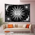 thumbnail image 3 of Tapiz de sol con fondo vivo para colgar en el dormitorio bohemio, 3 of 5