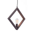 thumbnail image 2 of Rotorura Ceiling Lamp Rust Ceiling Lamp, Industrial Style, Hardwired standard bracket, mounting hardwares included, Steel, Lighting Ceiling Lamps, 2 of 5