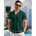 thumbnail image 4 of COOFANDY Men's Casual Button Down Shirts for Men Short Sleeve Summer Beach Shirt for Men, 4 of 6