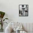 thumbnail image 2 of Stupell Industries Remain Standing Montel Abstract Shapes Grey Black,16 x 20,Designed by Fanou Montel, 2 of 5