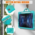 thumbnail image 6 of SaniMore Case for Apple iPad Air 11 (2024), with Shoulder Strap Pencil Slot Hybird PC TPU Back Cover 360° Ratating Handle Bracket Shockproof Anti-fall Rugged Kids Shell, Blue, 6 of 21