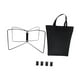 thumbnail image 2 of Soporte para hielera plegable, portaequipajes, porta bolsas de basura, metal, resistente, compacto, para agua Negro, 2 of 9