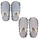 thumbnail image 1 of 2 Pairs Warm House Slippers Women Mopping Shoes Womens House Slippers Cleaning Mop Shoes Wedding Guest Slippers, 1 of 3