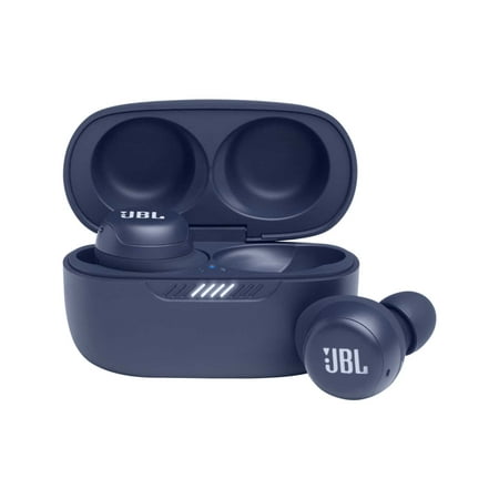UPC: 0050036378383 | JBL True Wireless Headphones with Charging Case  Blue  JBLLIVEFRNCPTWSUAM