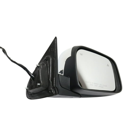 MIRROR Compatible For 2011-2022 Dodge Durango Right Passenger Heated Power Glass In-housing Signal Light With memory Chrome