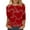 Red, variant on GZWYHT Valentines Outfits for Women T Shirts for Women Christmas Shirts For Women Xmas Print Tops Cotton Pullover Blouse Tunic Tshirts Couples Shirts Matching Couples Shirts Couples T-Shirts Purple L
