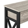thumbnail image 5 of Topeakmart X Design Console Table w/ 1 Drawer & 2 Shelves, Gray, 5 of 12