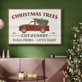 thumbnail image 6 of Christmas Farm Sign Collection A - Framed Gallery Wrapped Holiday Canvas - 17 x 25 - Rosewood Frame, 6 of 8