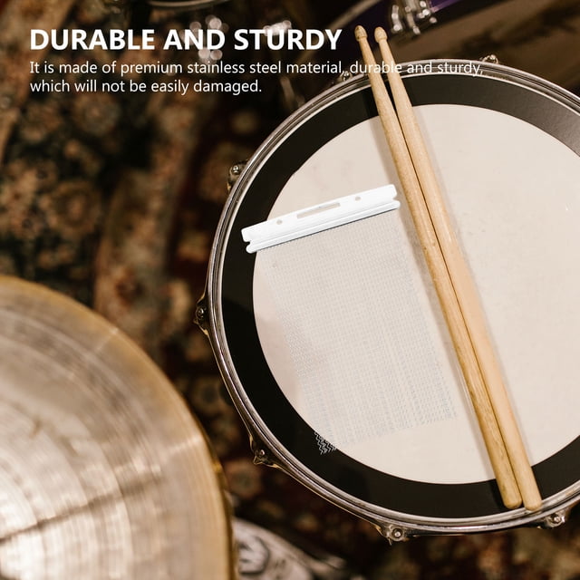 Raindrops Plated Silver Metal Snare Wire Replacement for Drum Durable Iron Snare Drum Accessory Easy Installation