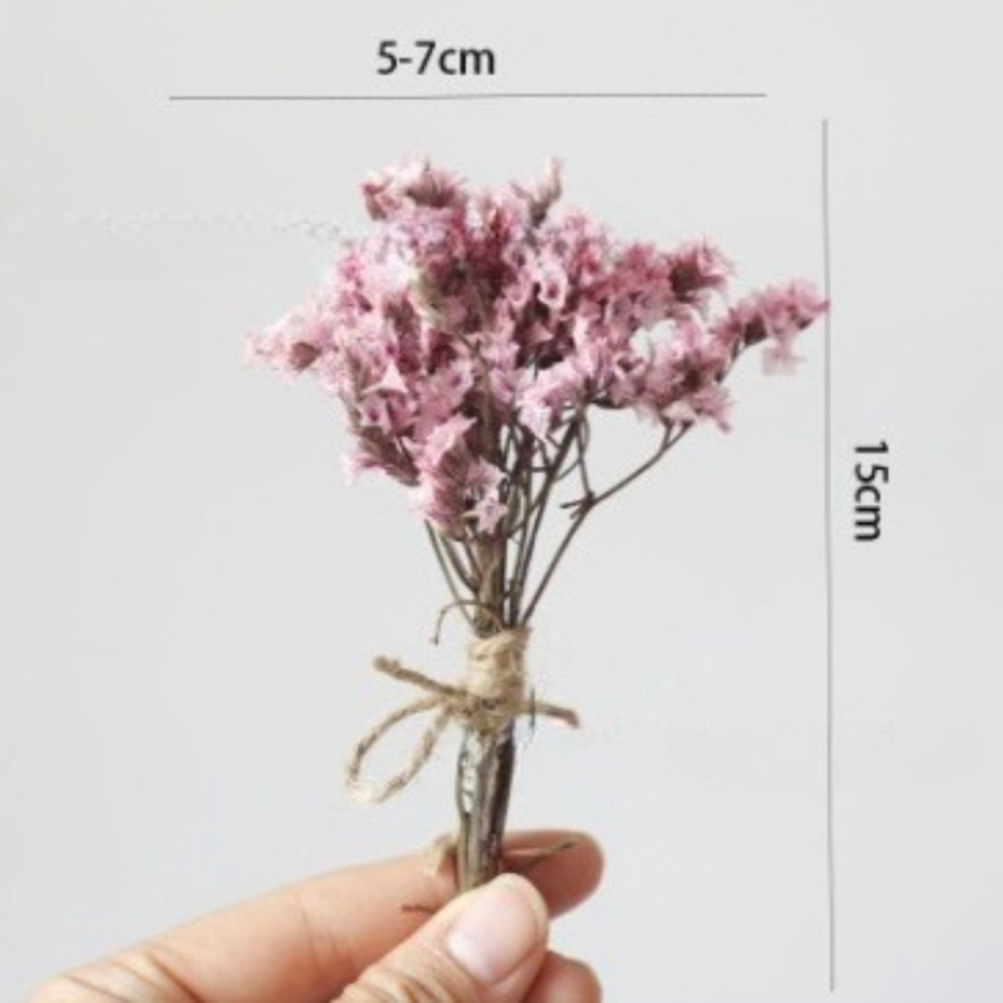 50Pcs Dried Flowers, Dried Flower Bouquet, Dry Flowers, 6 inch, Wildflowers Material, Multi-colored, Dried Flowers for Vase, for Home Decor, DIY Crafts, Wedding, Party Decor