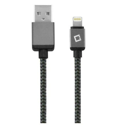 Cellet Lightning 8 Pin 10' Heavy-Duty Nylon Braided USB Charging Plus Data Sync Cable for iPhone Xs Max/Xr/Xs//8Plus/8/7/7Plus, all iPad mini, iPad Air 1/2, iPad 4, iPad Pro & other compatible