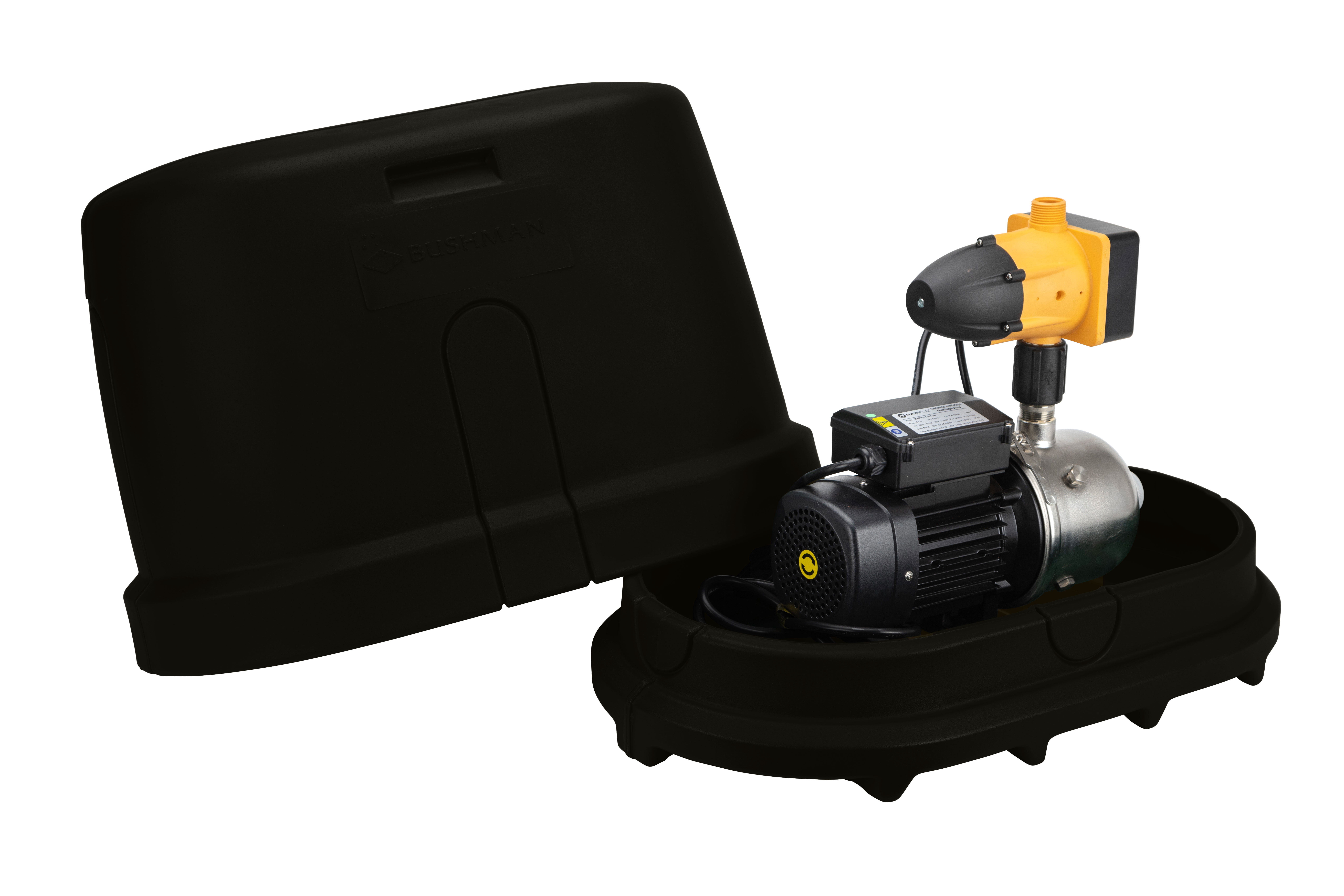 Bushman Rainwater Harvesting Pump Housing Cover, Black