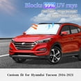 thumbnail image 2 of Parasol Parasol Para Hyundai Tucson Cubierta De Parabrisas Parasol De Ventana Delantera De 4 Capas Ajuste Personalizado Tucson 2016-2021 Visera Solar 240T Bloques De Sombra Retráctiles Enfriador De Ra, 2 of 6