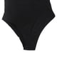 thumbnail image 5 of Body de punto con cuello en V Body ajustado con cierre a presión negro de moda para citas para mujeres Anggrek Otros, 5 of 7