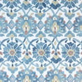 thumbnail image 6 of No. 918 Hastings Watercolor Medallion Semi-Sheer Grommet Curtain Panel, 40"W X 84"L, Denim Blue, 6 of 6