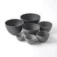 thumbnail image 2 of Bamboozle 7-Piece Multi-Color Gray Nesting Bowls, 2 of 2
