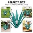 thumbnail image 2 of Lumiartisan Outdoor Metal Agave Plant 35cm/13.8" Iron Garden Decor No Assembly, 2 of 8