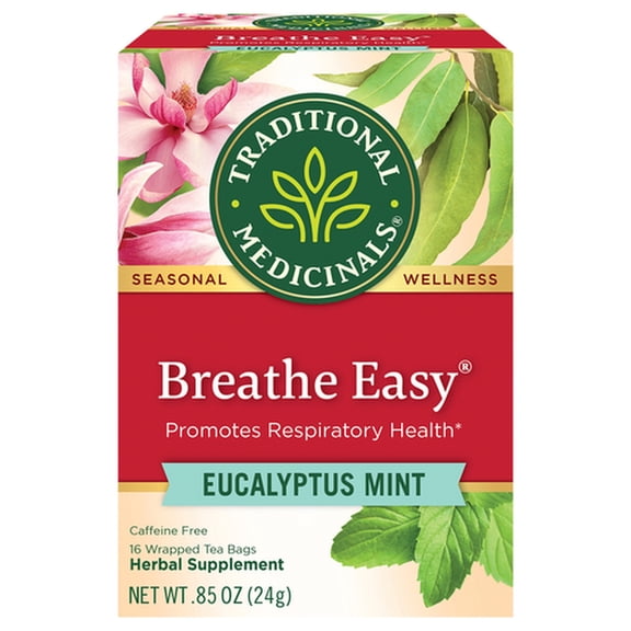 Traditional Medicinals Tea, Breathe Easy, Tea Bags, 16 Count